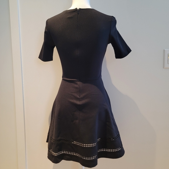 ❤️BLOOMINGDALE AQUA BLACK MINI COCKTAIL DRESS - Picture 7 of 9